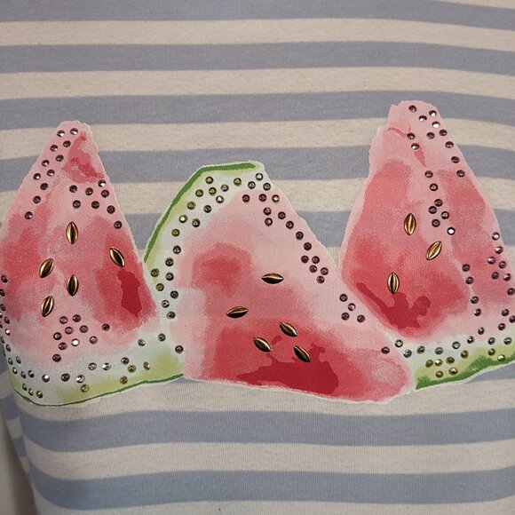 Karen Scott Watermelon Tee - Picture 2 of 3